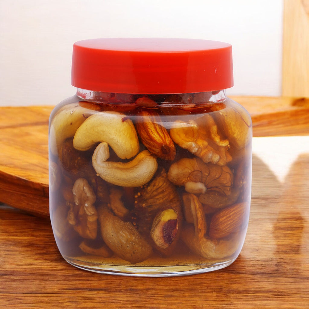 Diwali Gifts-Honey Dipped Dryfruit Jar