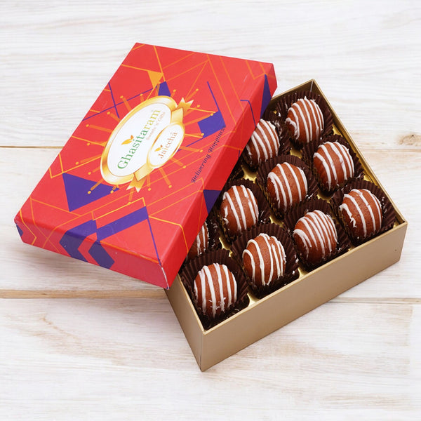 Best indian sweets for diwali-Diwali Gifts-Mathura Laddoo 12 pcs in Premium Box