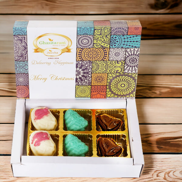 Merry Christmas Chocolate Box 6 pcs