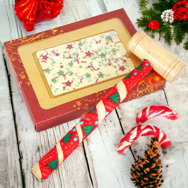 Christmas Colourful Chocolate Bark