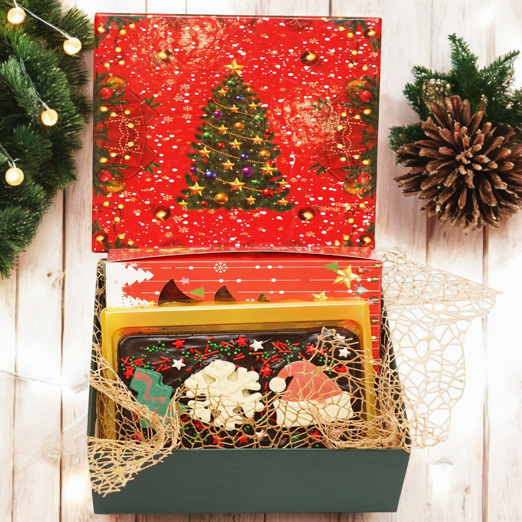 Christmas Tree Box with bark