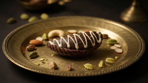 Holi Sweets| Holi Hampers| Holi Gifts-Ghasitaram's Chocolate Gujiya 200 gms