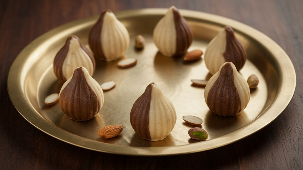 Ghasitaram's Chocolate Twin Mawa Modaks 200 gms