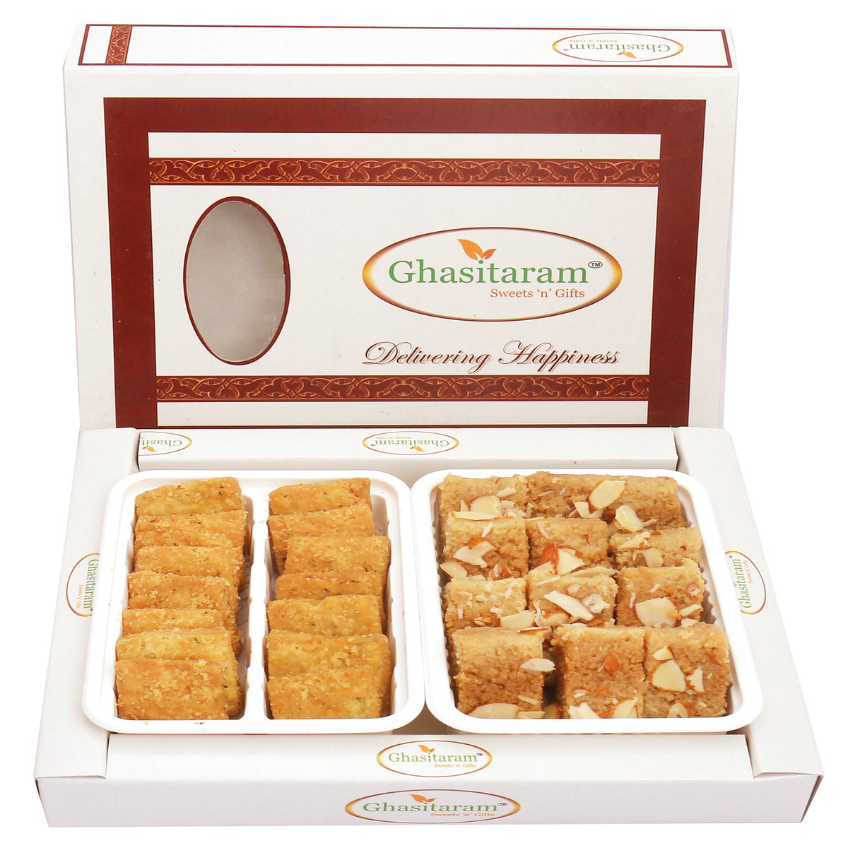 Kaju Katli and Methi Mathri Hamper