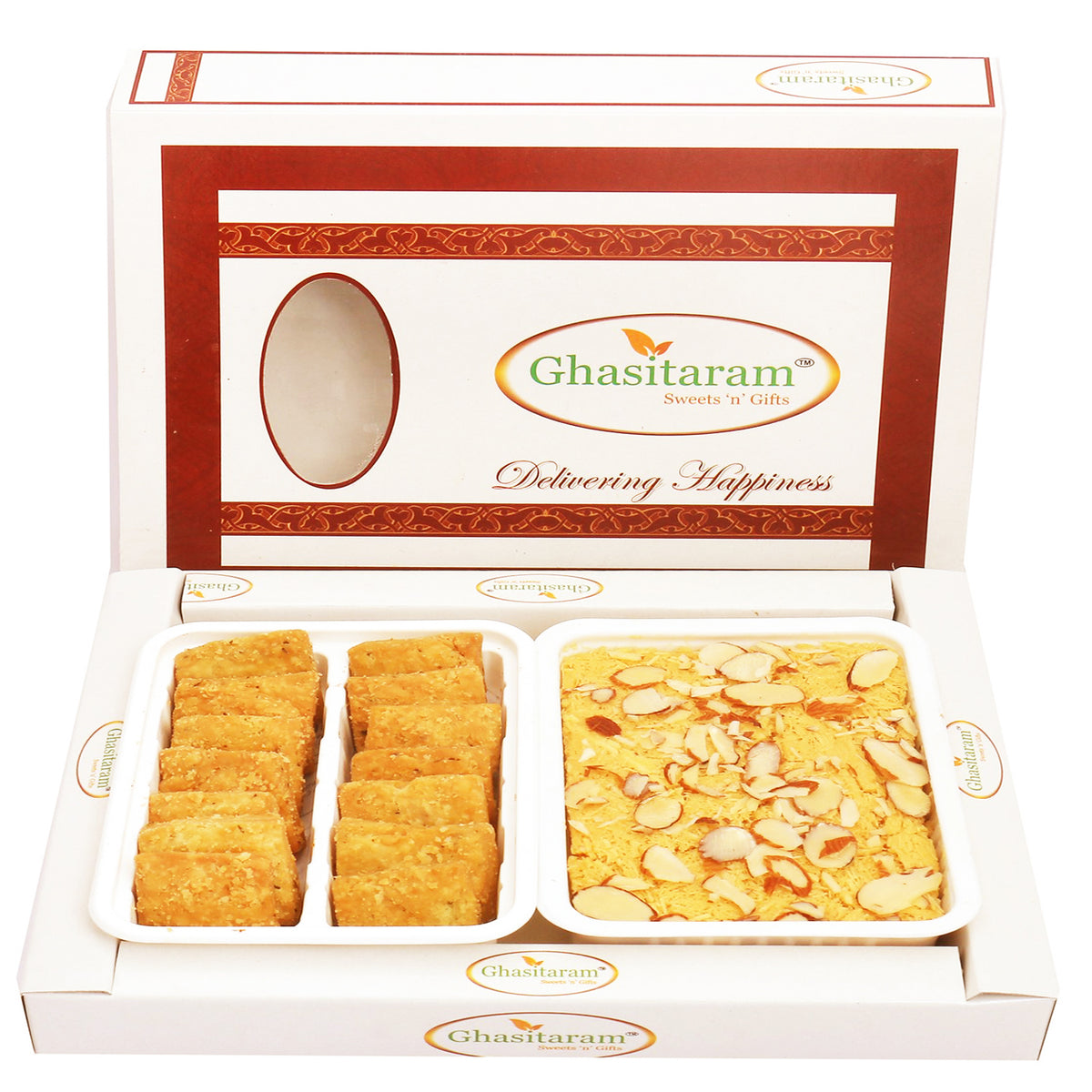 Kaju Katli and Methi Mathri Hamper