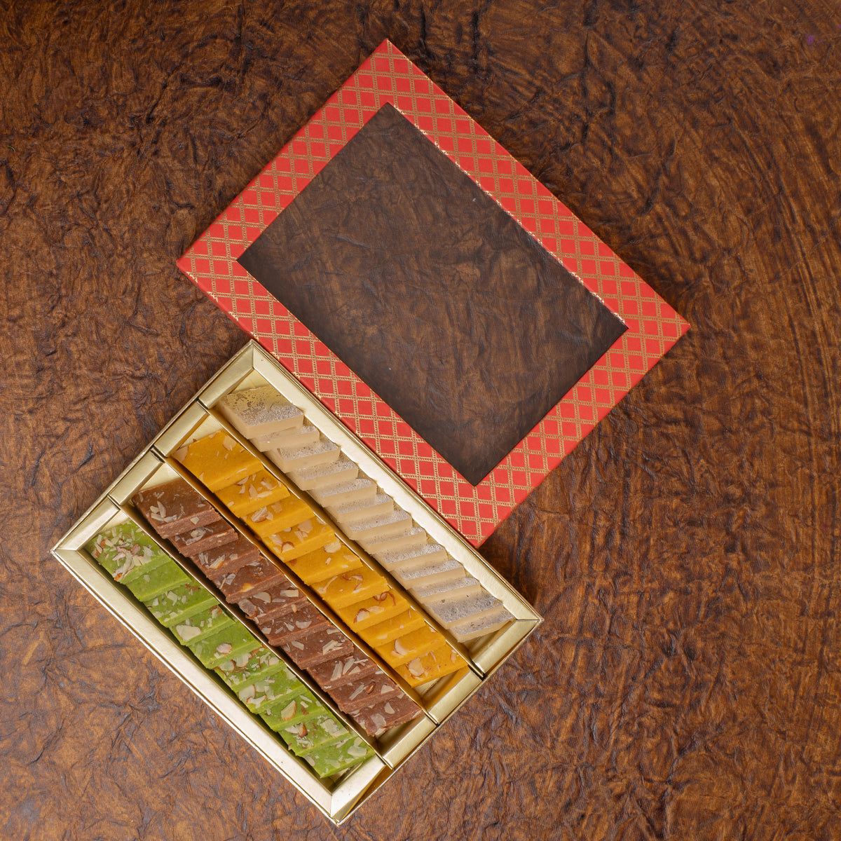 Pure Assorted Kaju Katlis in gift box