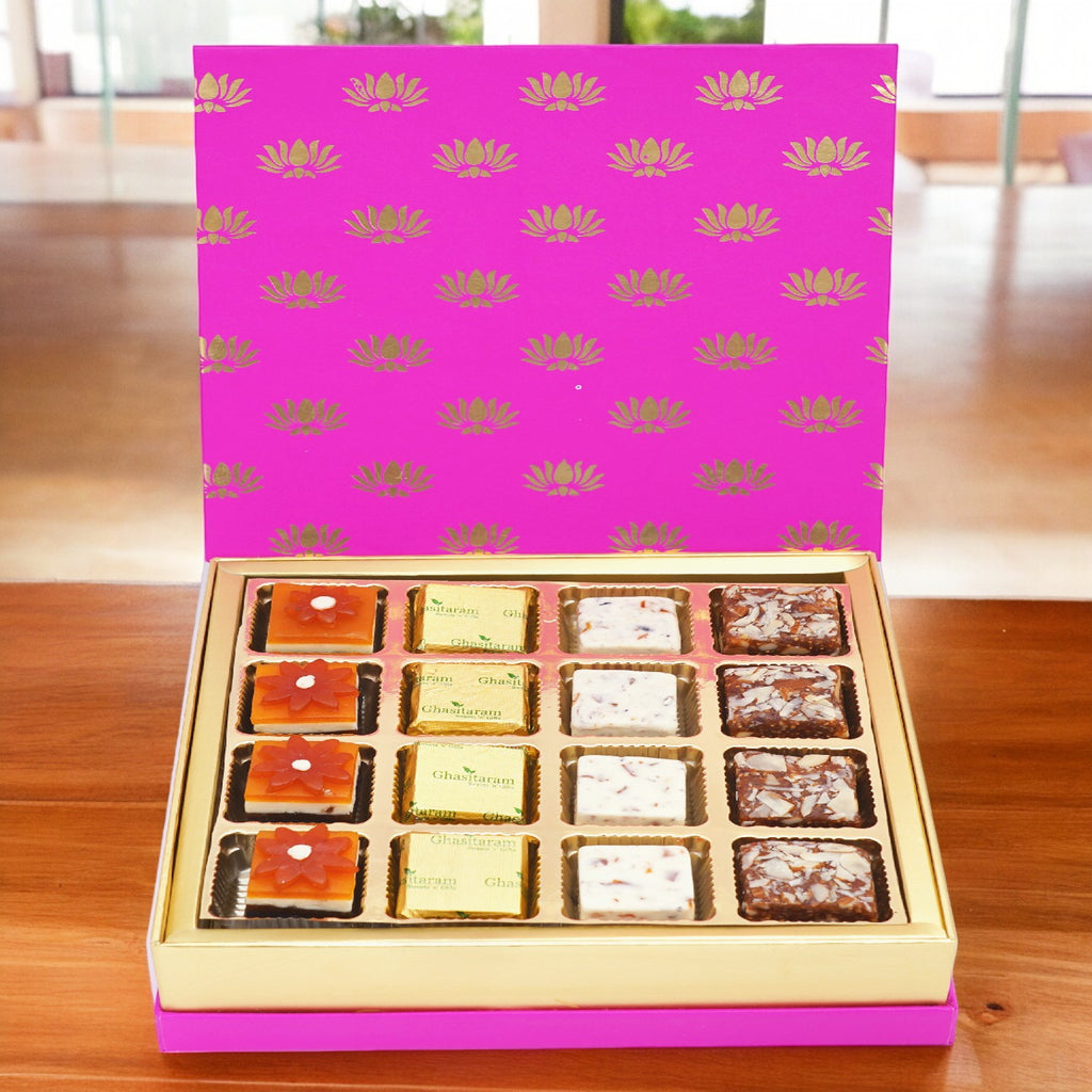 Mothers Day Sweets-Festive Pink  Box of Assorted Bites
