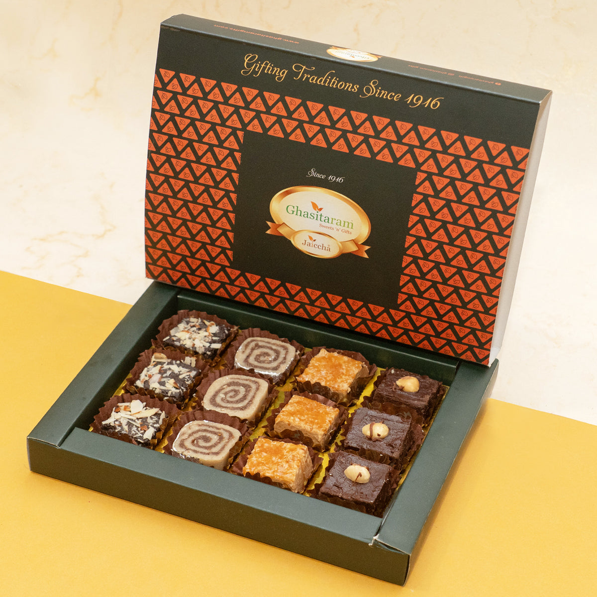 Corporate Gifts- box of Indian Fusion Sweets 12 pcs