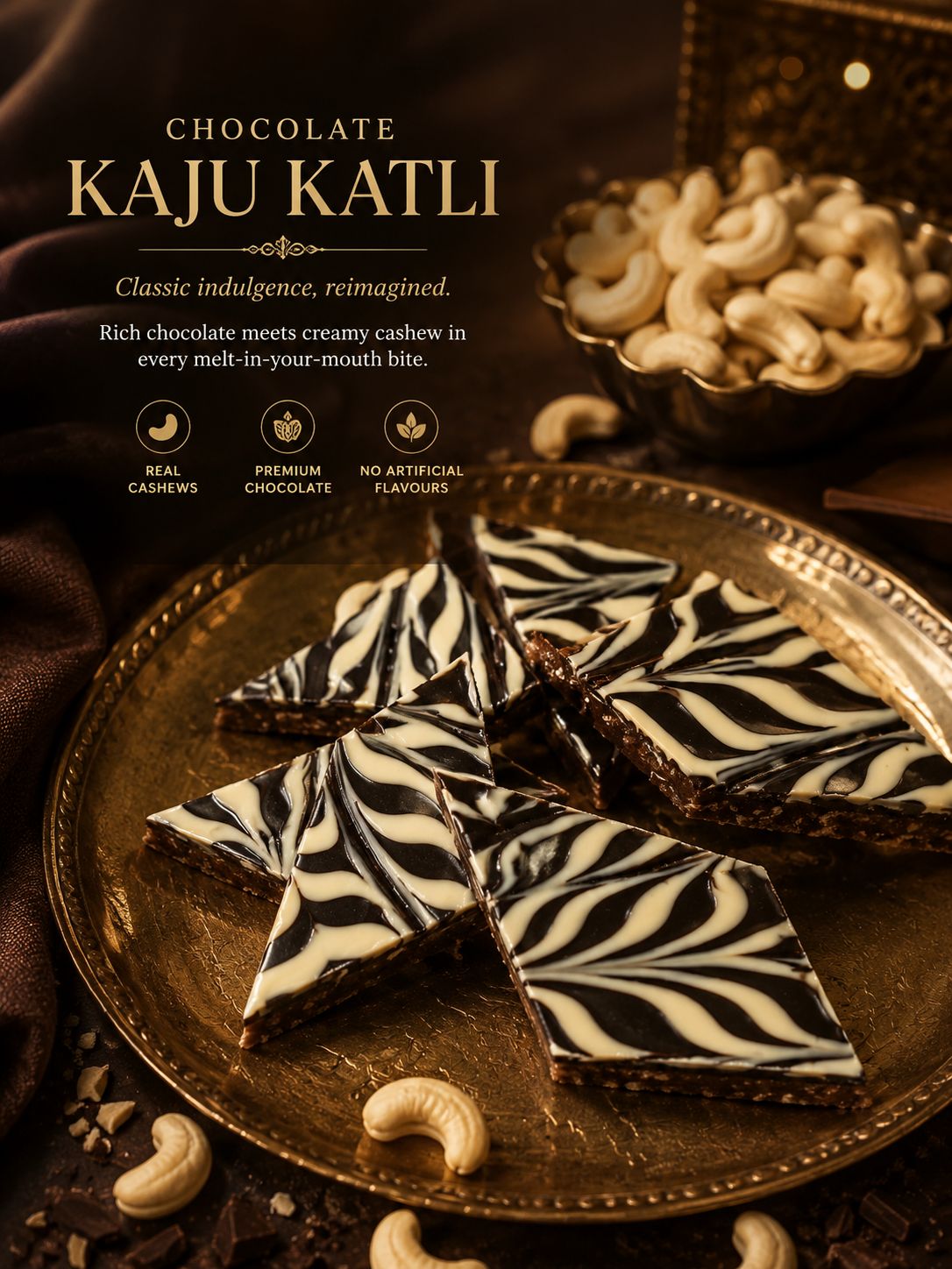 Corporate Gifts-Chocolate Kaju Katli 200 gms