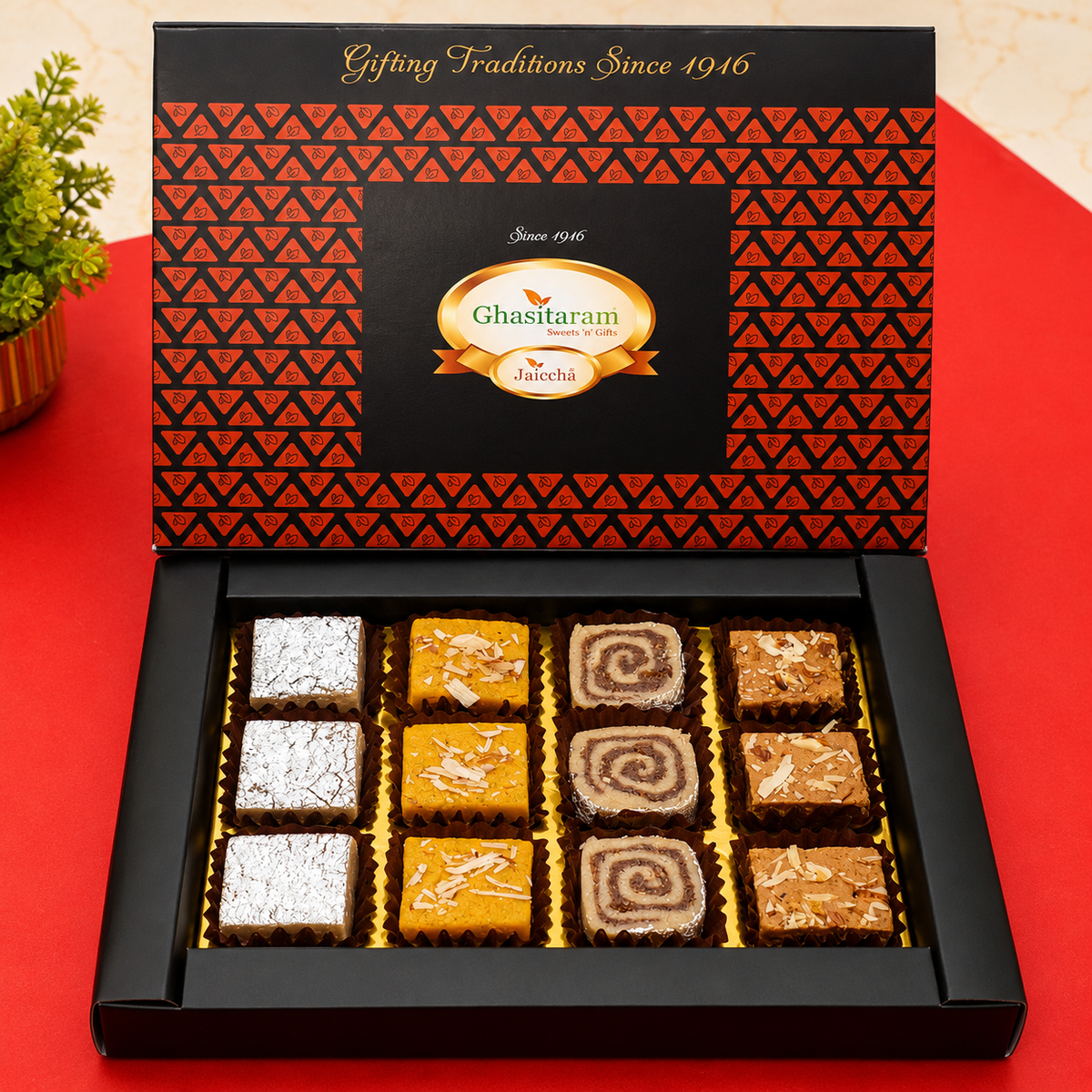 Corporate Gifts-Assorted Barfis 12 pcs