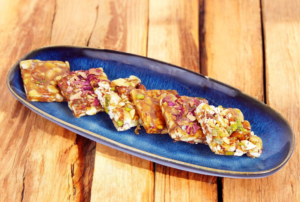 Lohri Sweets-Assorted dryfruit Chikki Box 200 gms