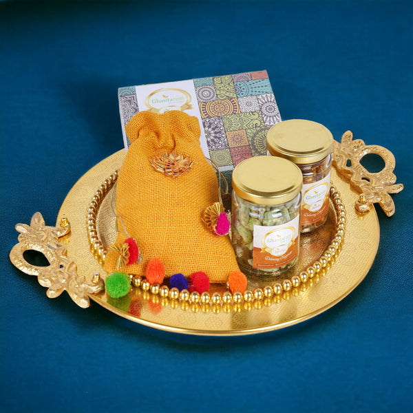 Lohri Sweets Golden Lohri Thali