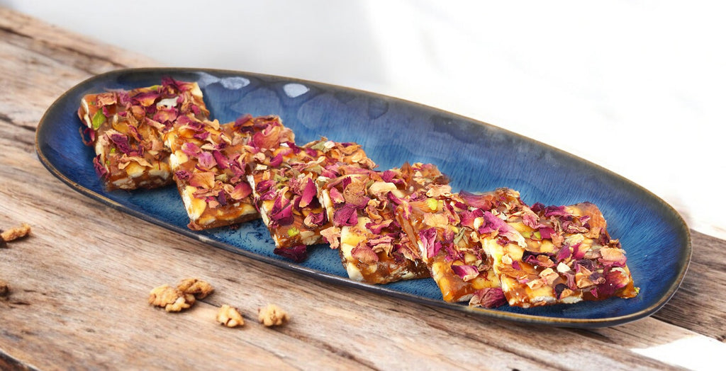 Lohri Sweets-Rose Dryfruit Chikki 200 gms