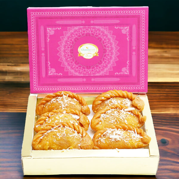 Holi Sweets| Holi Hampers| Holi Gifts-Gujiya Box (200 gms)