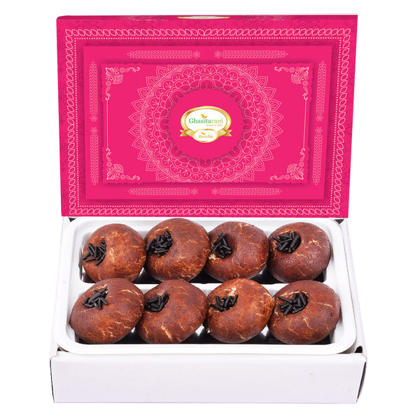 Best indian sweets for diwali-Diwali Gifts-Chocolate Mawa Peda 200 gms