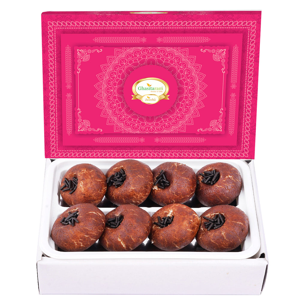Best indian sweets for diwali-Diwali Gifts-Chocolate Mawa Peda 200 gms