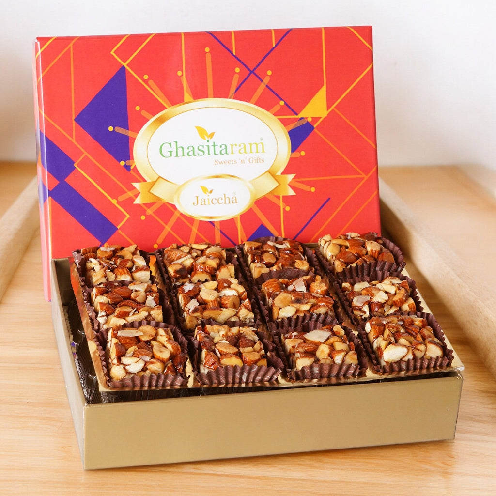 Corporate Gifts-Sugarfree Almond Delight in Premium Box 12 pcs