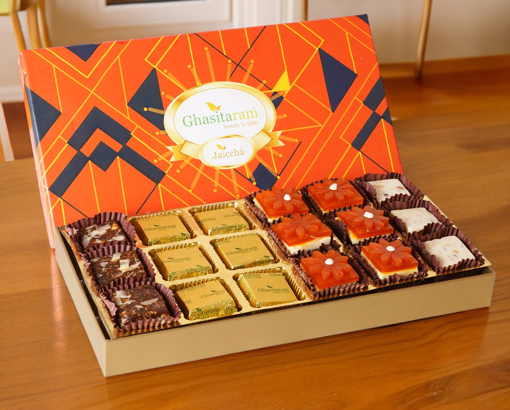 Diwali Gifts-Assorted Bites in Designer Box 18pcs