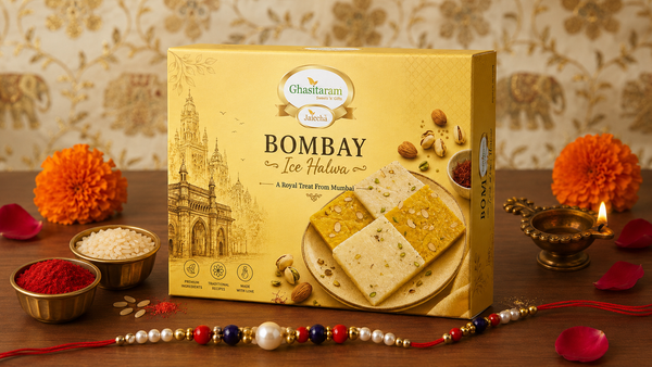 ICE(BOMBAY) HALWA  with Rakhi