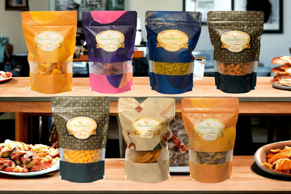 Namkeen-Best of 7 Roasted Namkeen Pouches