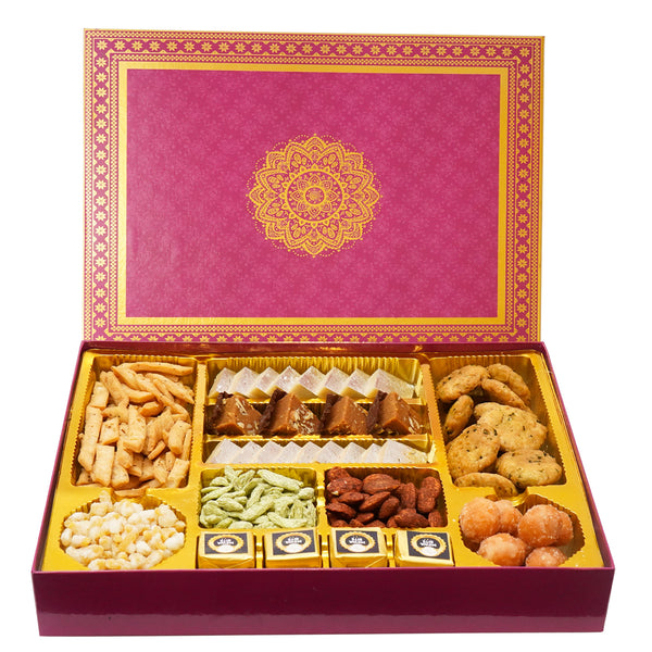 Pink Bhaji wedding box