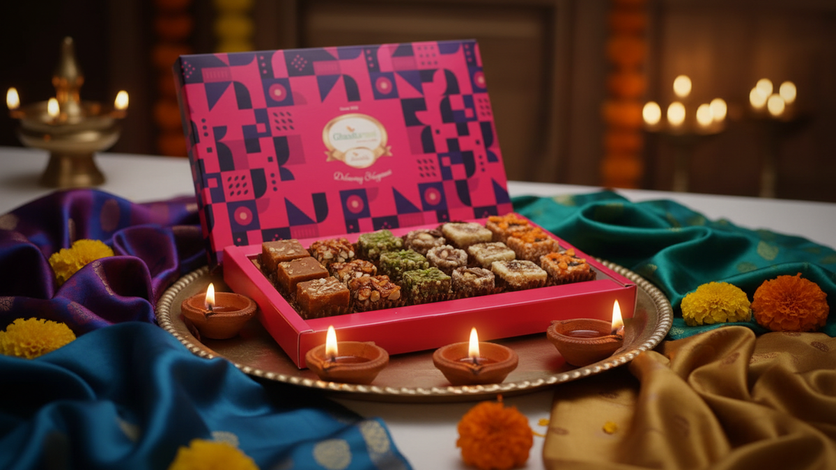 Assorted dry fruit sweets 6 pcs
