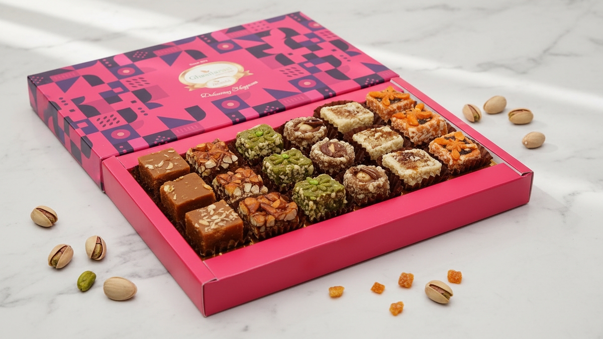 Assorted dry fruit sweets