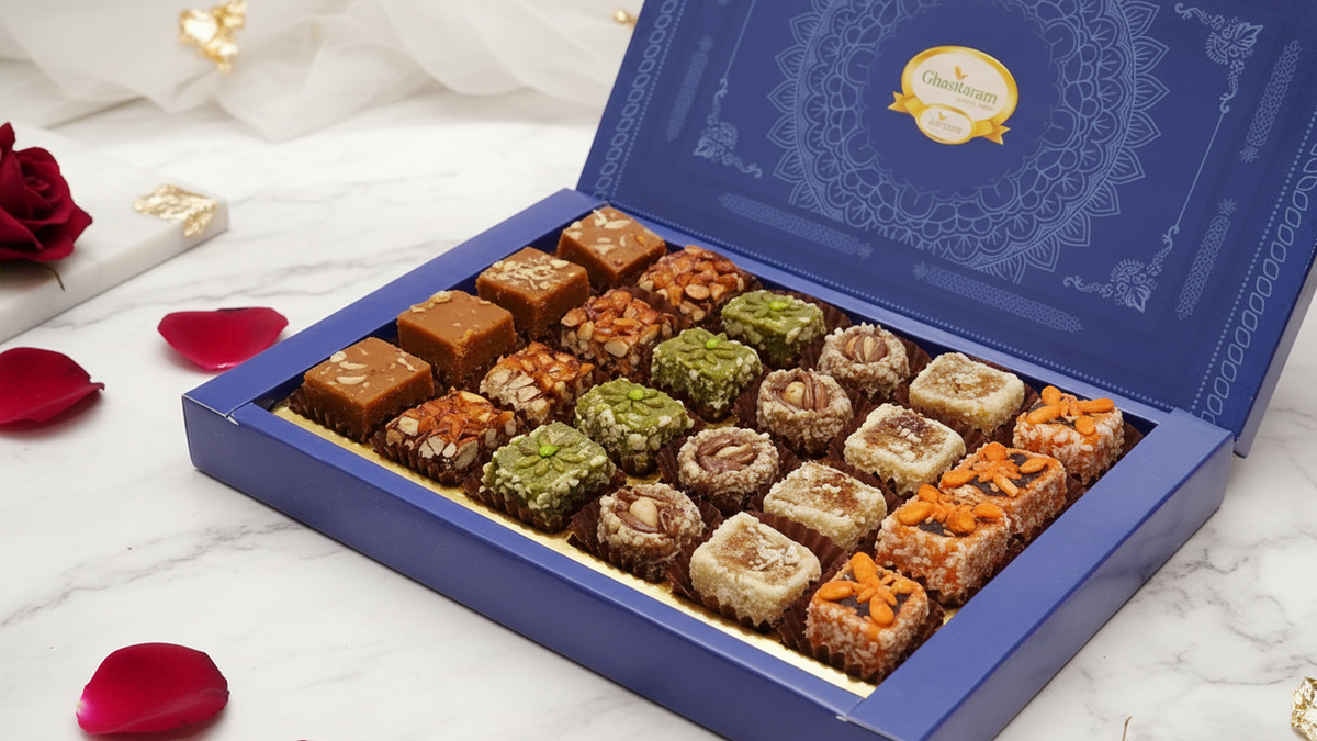 Assorted dry fruit sweets 6 pcs