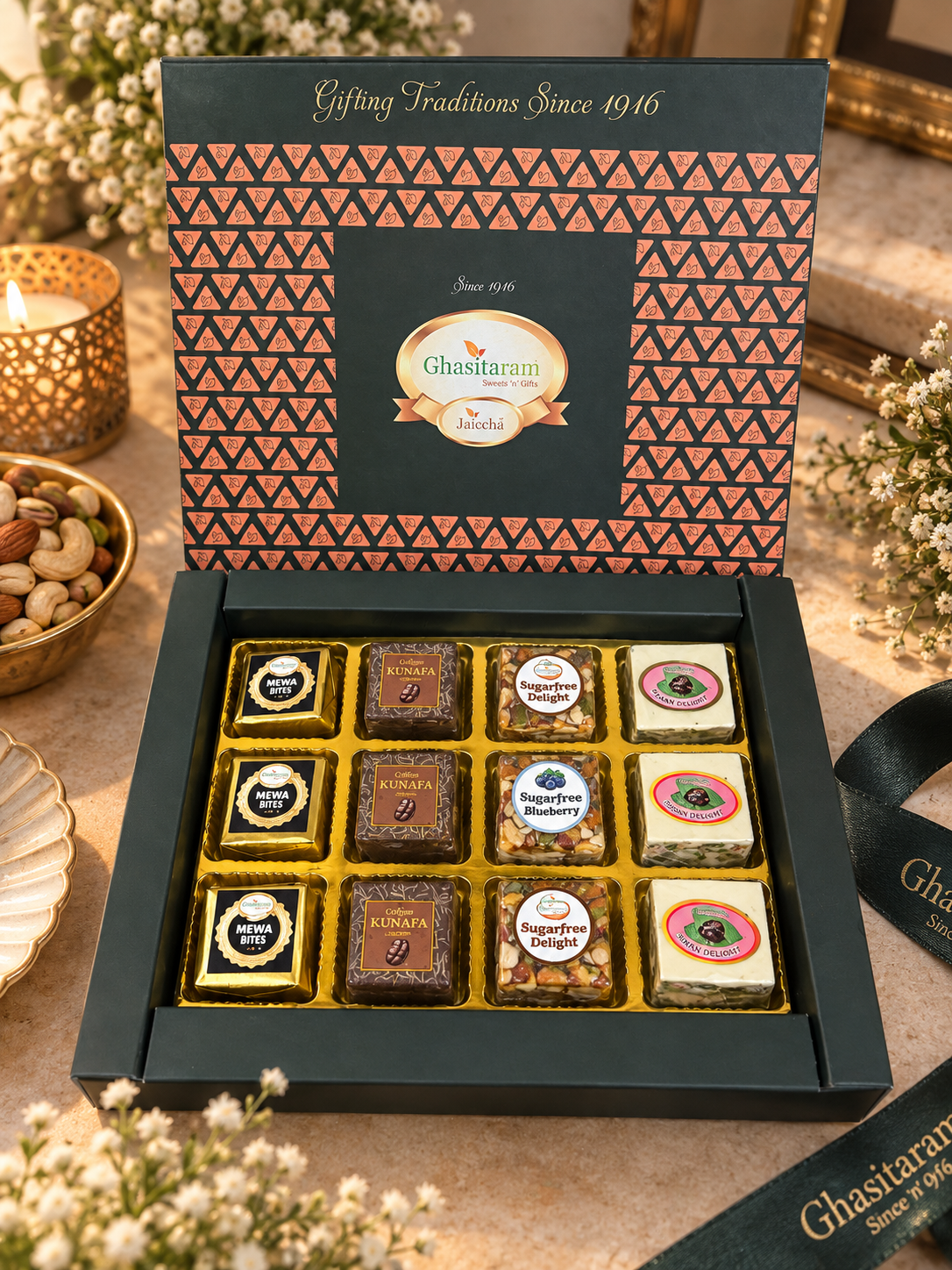 Diwali Sweets-Best assorted premium bites 12 pcs