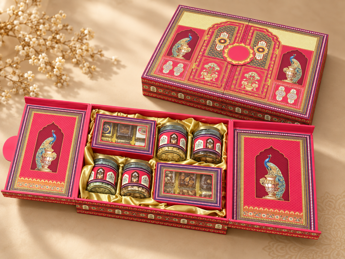 Diwali Gifts-Red door box