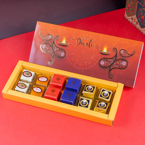 Corporate Gifts-Happy diwali box of best assorted bites