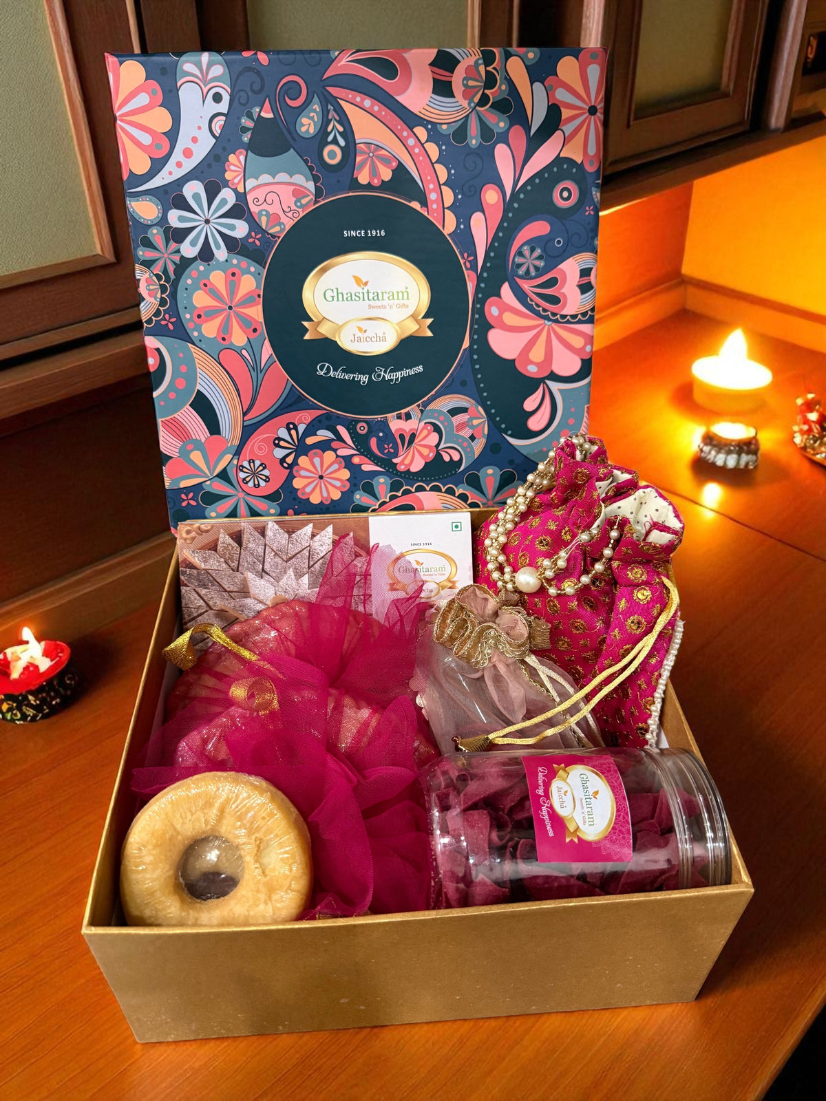 Ghasitaram Karwachauth Hamper Box