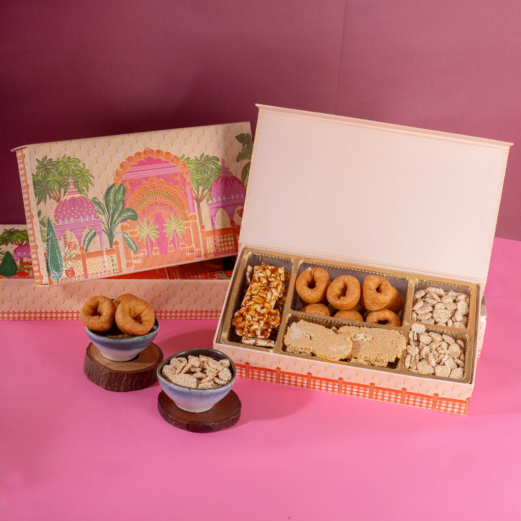 5 part Mahal Print Lohri Box