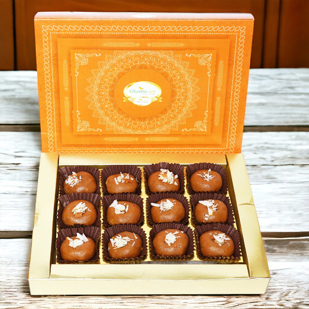 Mothers Day Sweets-Mathura Peda In White Box