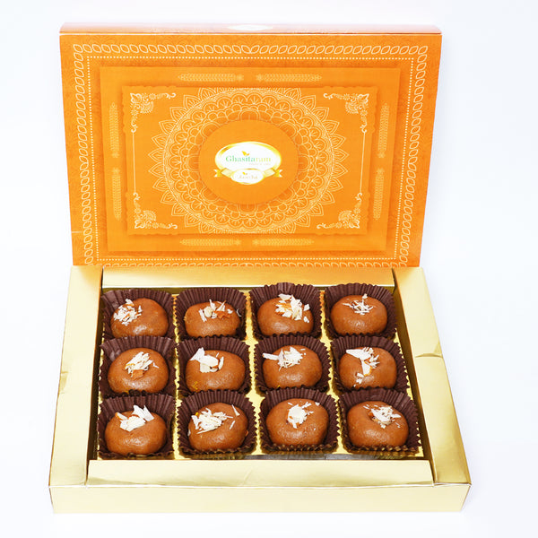 Mothers Day Sweets-Mathura Peda In White Box