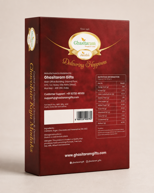 Chocolate Kaju Modaks