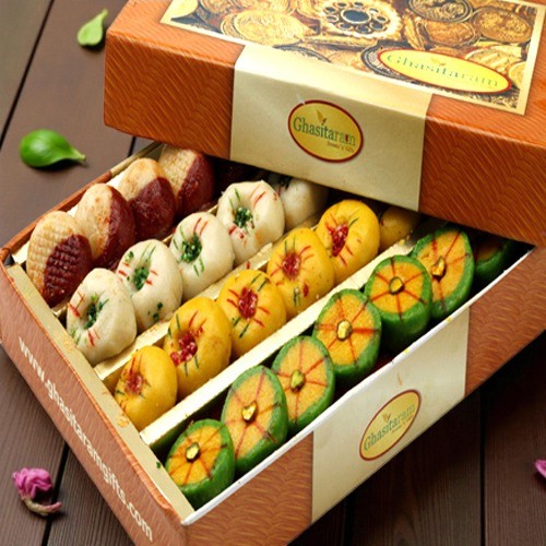 Ghasitaram's sugarfree Assorted Mithai Box 200 gms