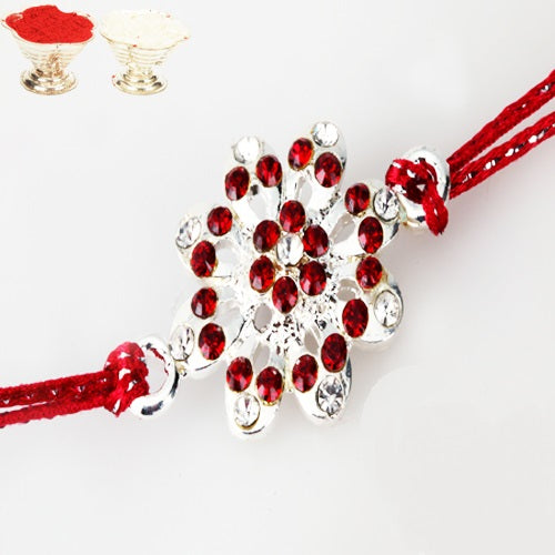 Rakhis Online USA -D-1729 Diamond Rakhi