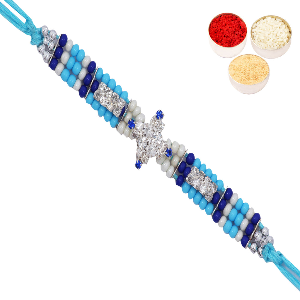 Rakhis Online USA -D-9908 Diamond Rakhi