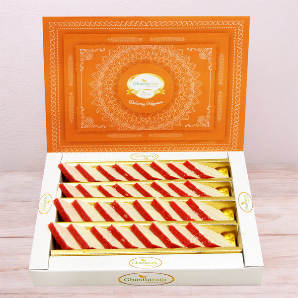 Best indian sweets for diwali-Diwali Gifts-Ghasitarams Irish kaju Katli 200 gms
