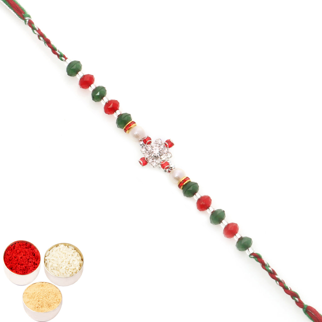 Rakhis Online USA -D-8181 Diamond Rakhi