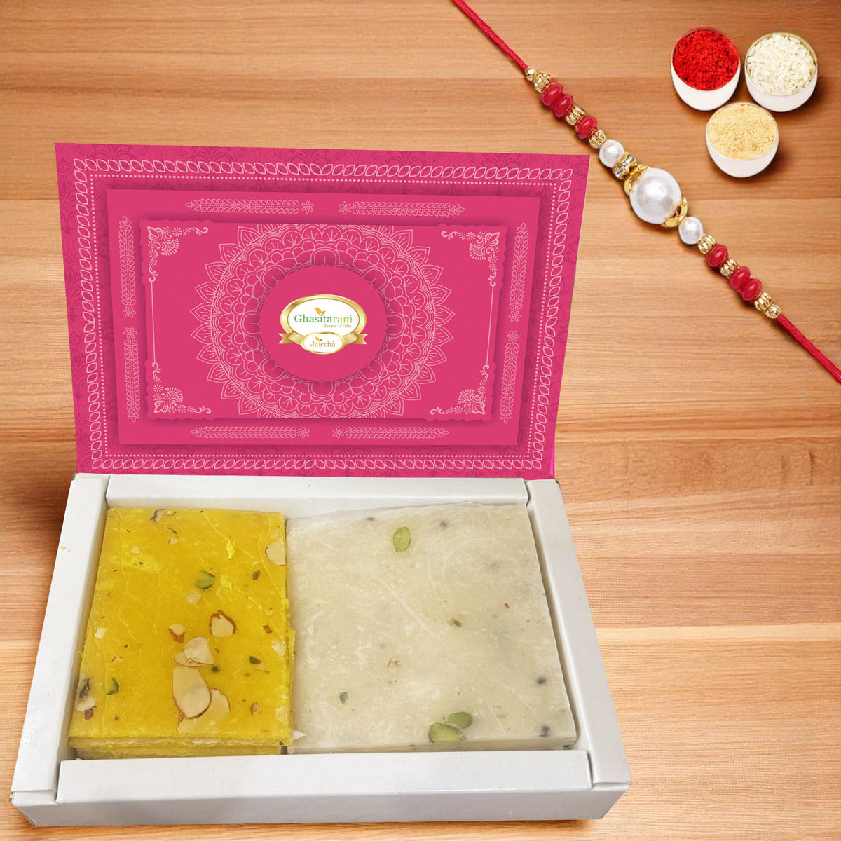 ICE(BOMBAY) HALWA  with Rakhi
