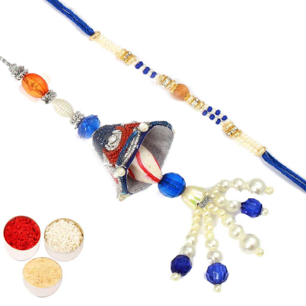 Rakhis Online USA-The Gleaming Love Bhaiya Bhabhi Rakhi