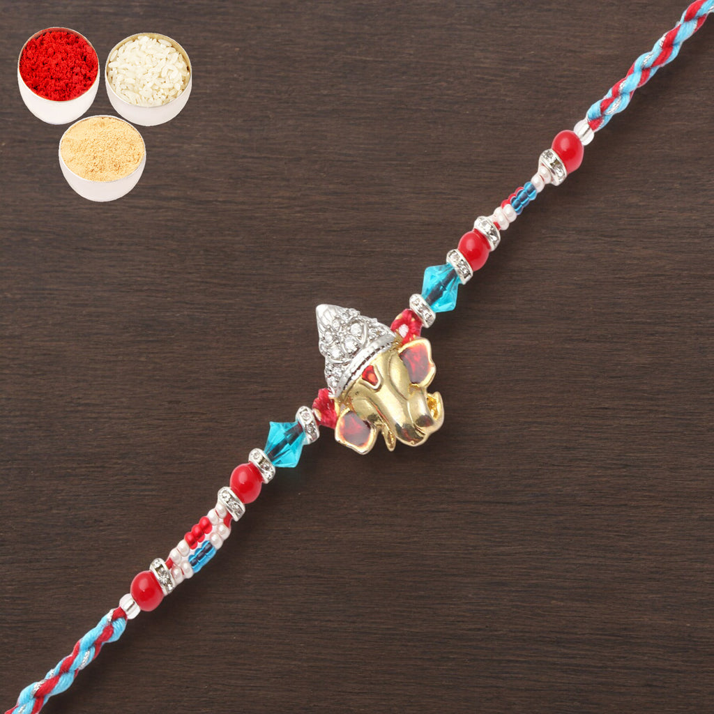 Rakhi for Brother Rakhis Online - Vakrakund Mahakay The Ultimate Seek Rakhi 