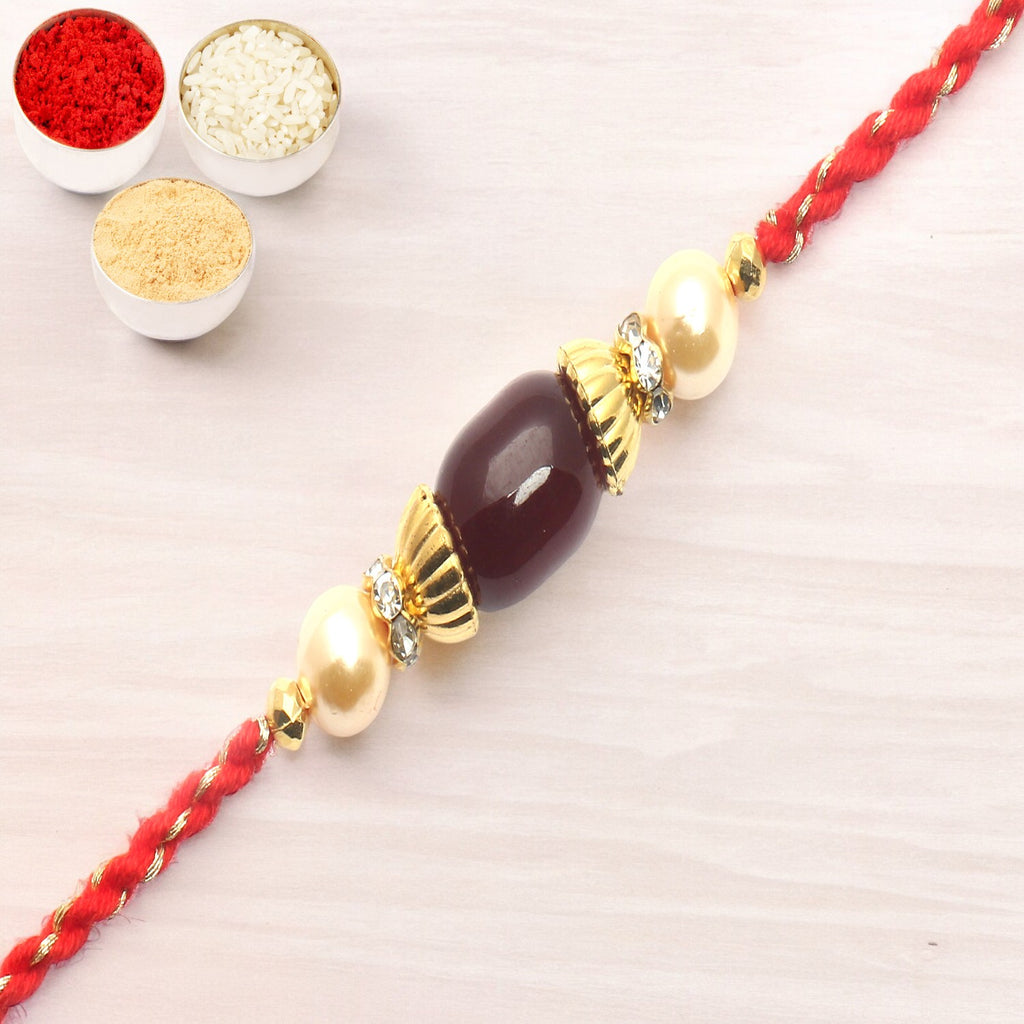 Rakhi for Brother Rakhis Online-6794 fancy Thread Rakhi 