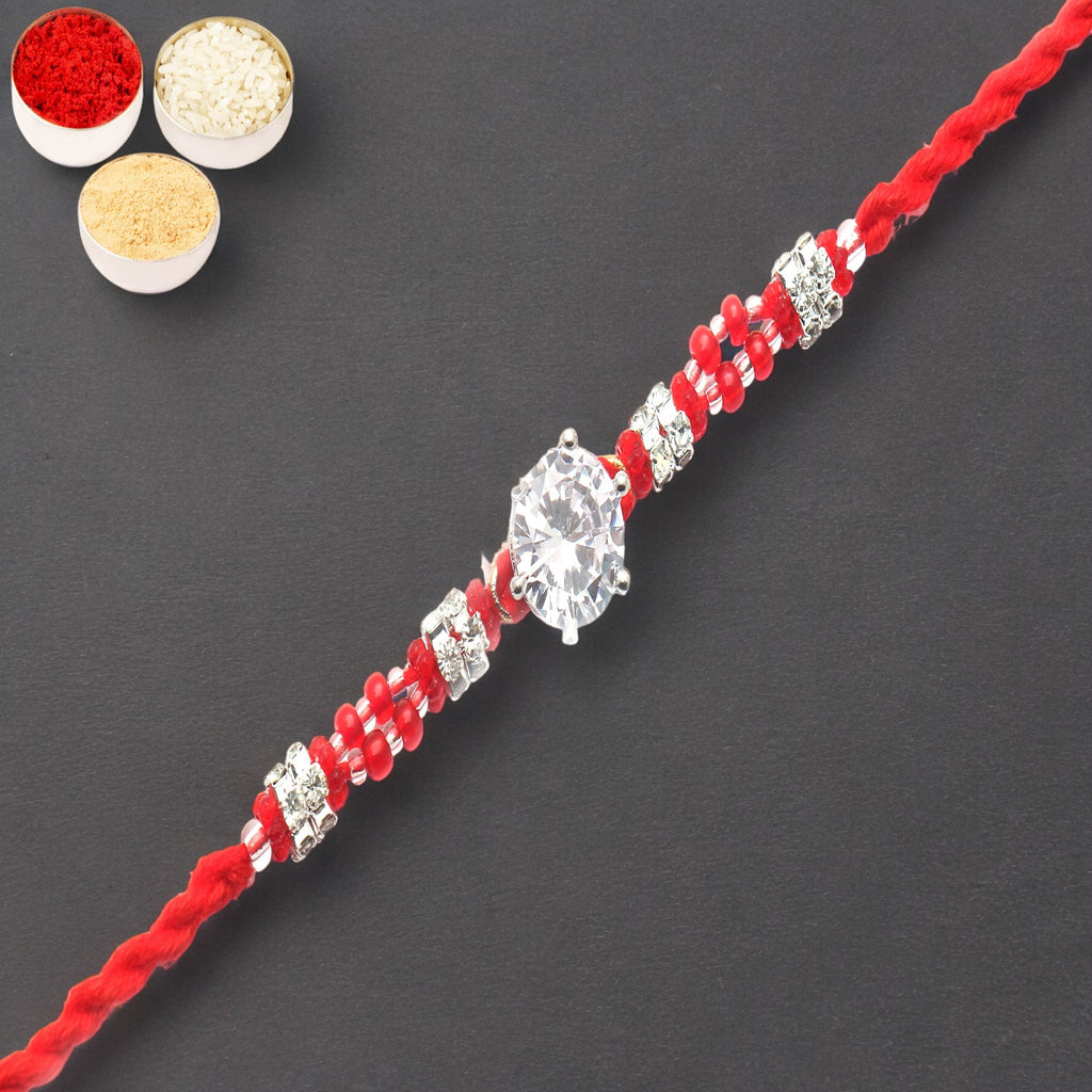 Rakhis Online USA-  My Brother My Solitaire Rakhi 