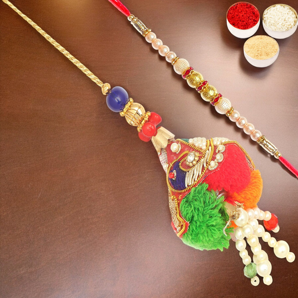 Rakhis Online Australia-  The Classical dome Bhaiya Bhabhi Rakhi