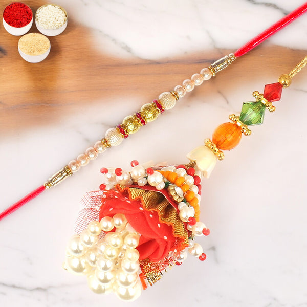 Rakhis Online UK- Enticer of Faith Bhaiya Bhabhi rakhi