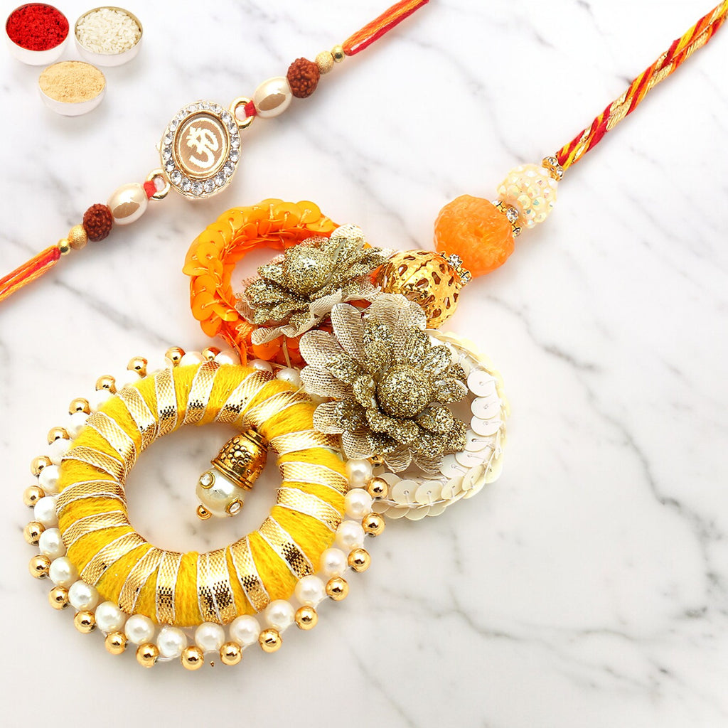 Rakhis Online UK- Echoes of Care rm071 Bhaiya Bhabhi Rakhi