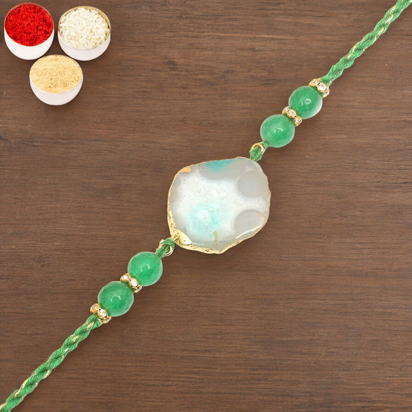 RM591 - Blue Stone Bracelet Rakhi 